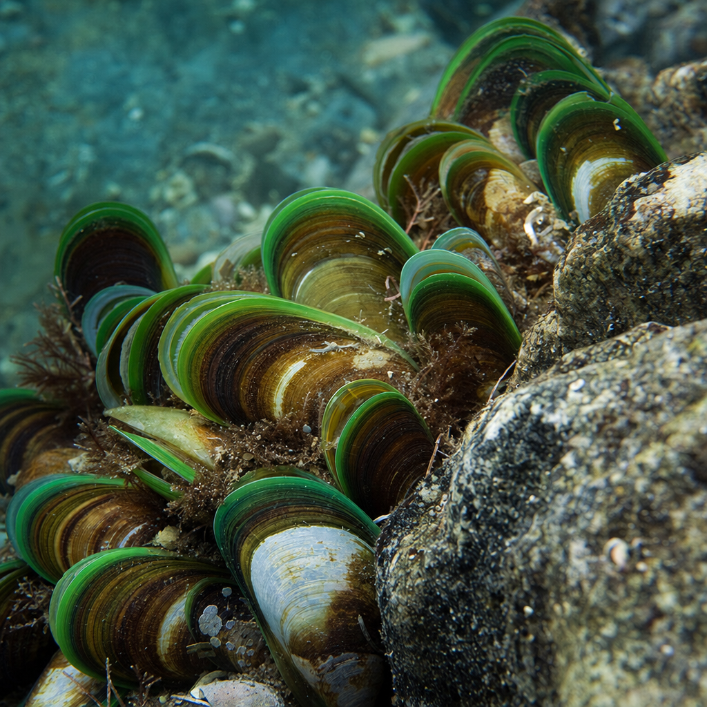 Groenlipmossel uit Nieuw-Zeeland